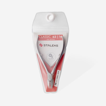 Scula unghii pedichiura medicala, cleste profesional 14mm, ambalaj, Staleks Classic, NC-63-14