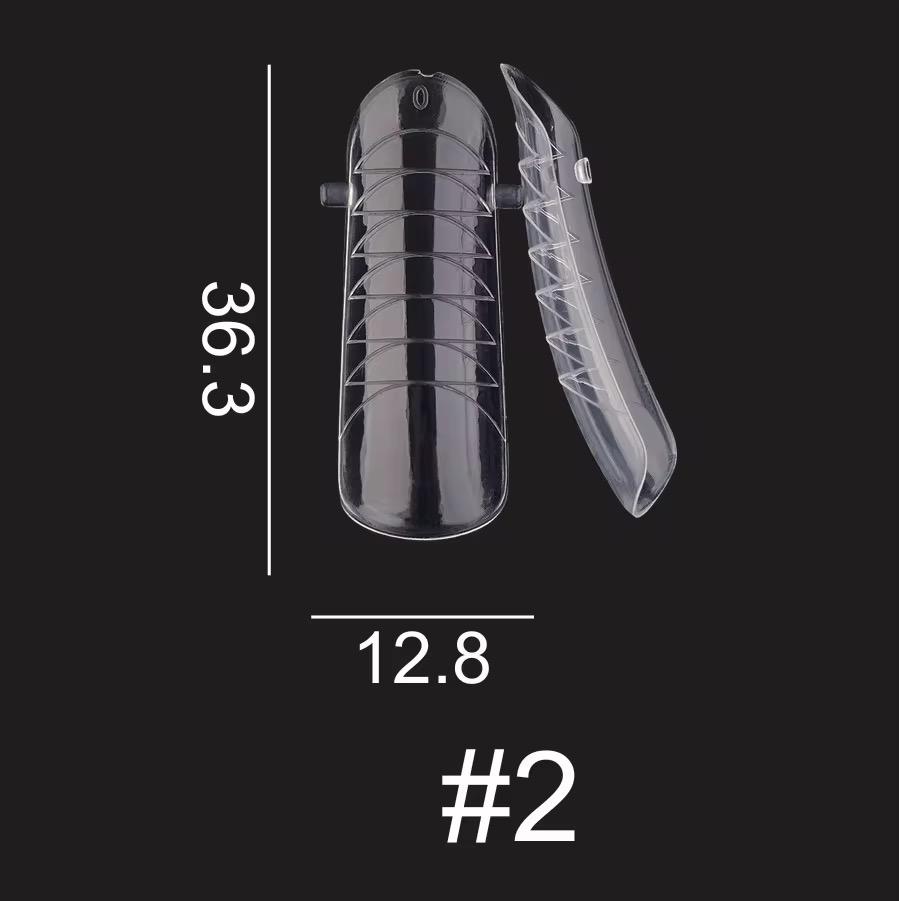 Tipsuri Reutilizabile Dual Form NO. #2 – Design Migdala (120 buc)