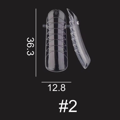 Tipsuri Reutilizabile Dual Form NO. #2 – Design Migdala (120 buc)