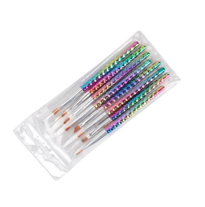 Set 8 pensule Ombre si decor | maner curcubeu