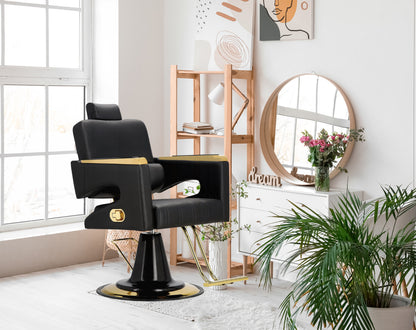 Fotoliu de coafor profesional Stella – Lux si confort in salon