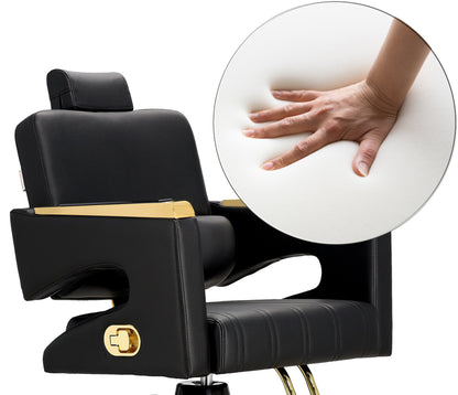 Fotoliu de coafor profesional Stella – Lux si confort in salon