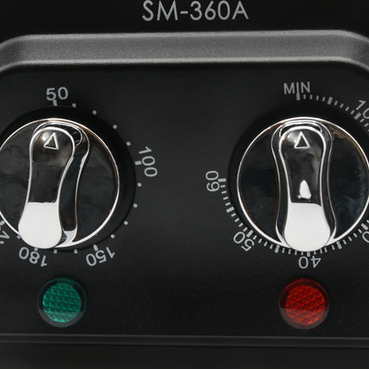 Sterilizator instrumente cu aer cald | 220 grade | SM-360A, Negru – CALIBRAT
