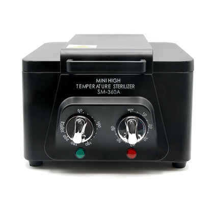 Sterilizator instrumente cu aer cald | 220 grade | SM-360A, Negru