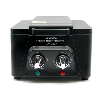Sterilizator instrumente cu aer cald | 220 grade | SM-360A, Negru – CALIBRAT