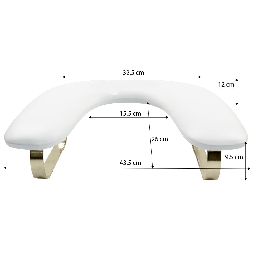 Suport mana ZEN – Profesional pentru manichiura, alb si negru