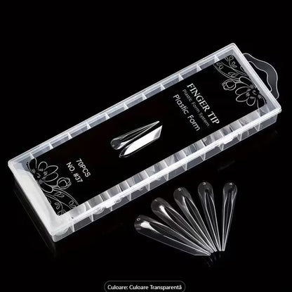 Tipsuri Reutilizabile Dual Forms NO. #37 – Extreme Cat Claws & 3D Nails (70 buc)