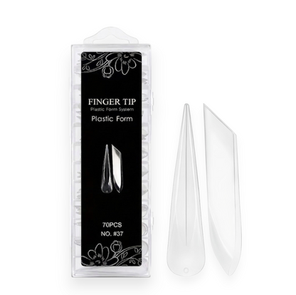 Tipsuri Reutilizabile Dual Forms NO. #37 – Extreme Cat Claws & 3D Nails (70 buc)