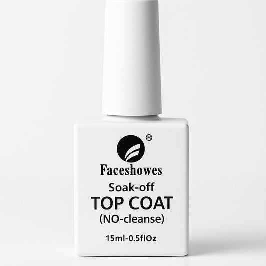 Faceshowes Soak-off Top Coat No-Cleanse – 15ml