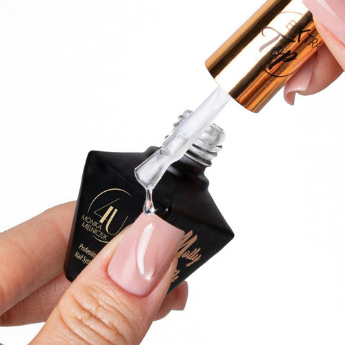 Extra Top Molly Nails by Monika Mielniczuk – Top Coat Flexibil, Luciu Intens & HEMA Free (10g)