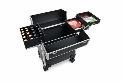 Geanta Troler Organizator Profesional C70 – Compartimentat, pentru Machiaj si Manichiura
