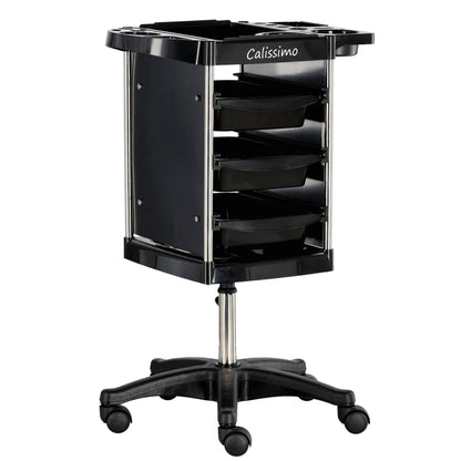 organizator beauty cu roți pivotante pentru salon