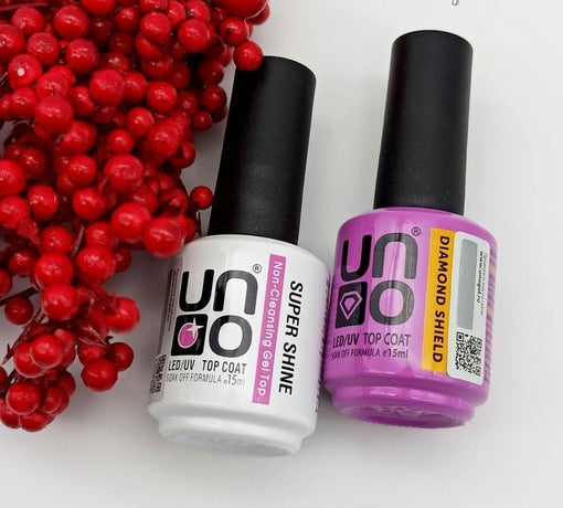 Top Coat Diamond Shield LED/UV Brand Uno, fara degresare 15ml