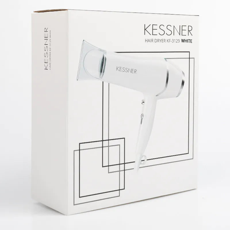 Uscator de par profesional Kessner | 2100w | ALB - NEGRU