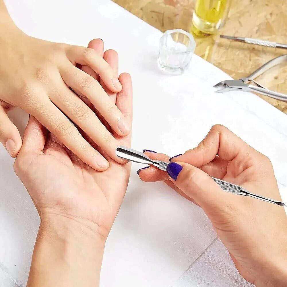 Instrument metalic (CHIURETA) pentru manichiura si pedichiura | Otel | Nr.5-12