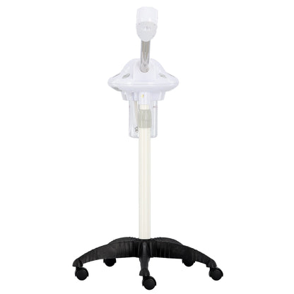 Vapozon cosmetic profesional UFO-21 pe stativ mobil cu roti pentru tratamente faciale cu abur cald si ozonoterapie Ideal Beauty.