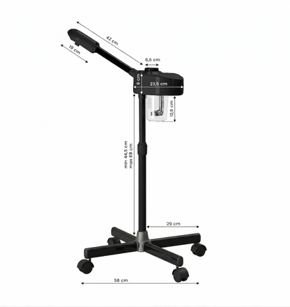 Vapozon Profesional cu Ozon, Black Edition 800W – Pentru Barbershop si Cosmetica