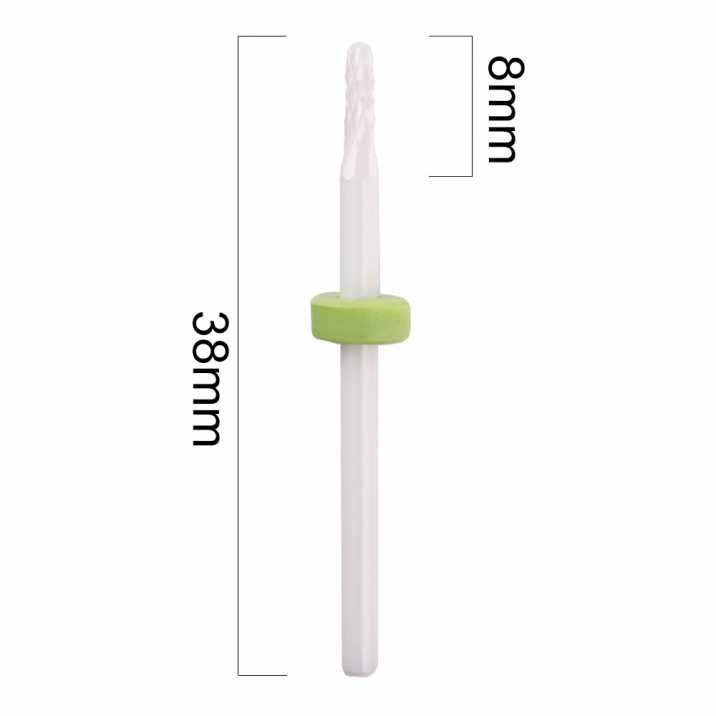 Capat freza / BIT ceramica XS Barrel Ball C 3/32, verde