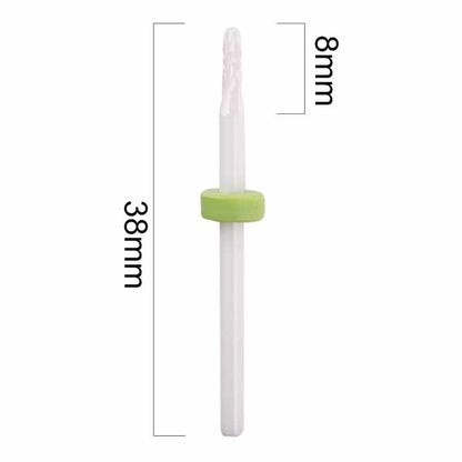 Capat freza / BIT ceramica XS Barrel Ball C 3/32, verde