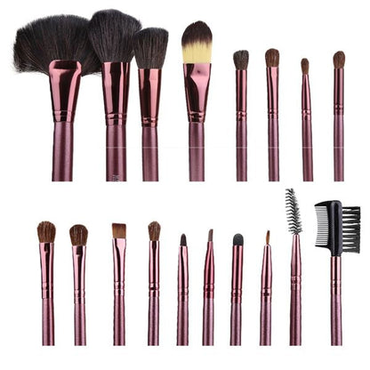 Set 18 pensule machiaj par natural calitate superioara Megaga, Black