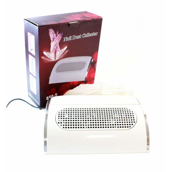 Aspirator manichiura cu 3 ventilatoare, colector praf unghii 40w