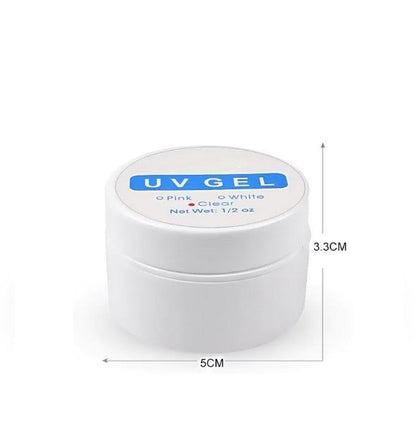Gel UV 3 in 1 Unghii Sina Clear - Transparent 15 ml