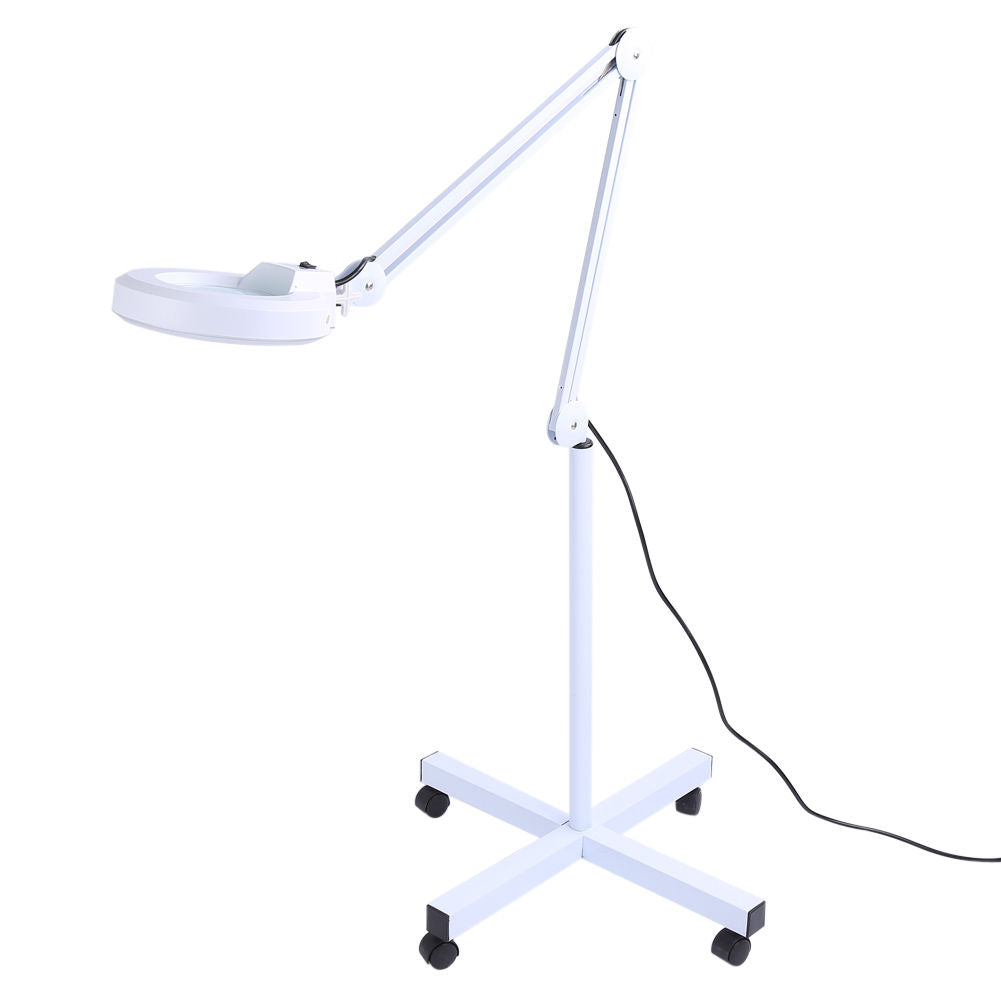 Lampa LED cu lupa cosmetica profesionala,lumina rece, 5x, roti