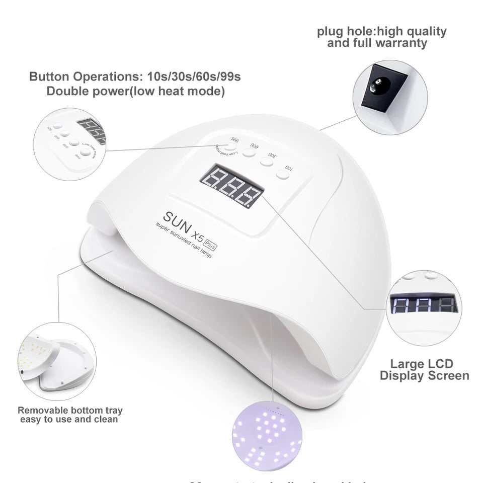 Lampa UV LED SUNX5 PLUS 80w, display, senzor