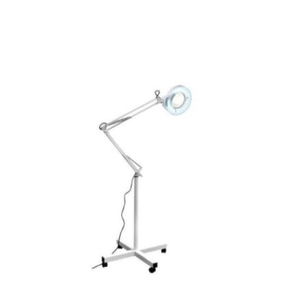 Lampa cu lupa cosmetica profesionala,lumina rece, marire 5x, roti