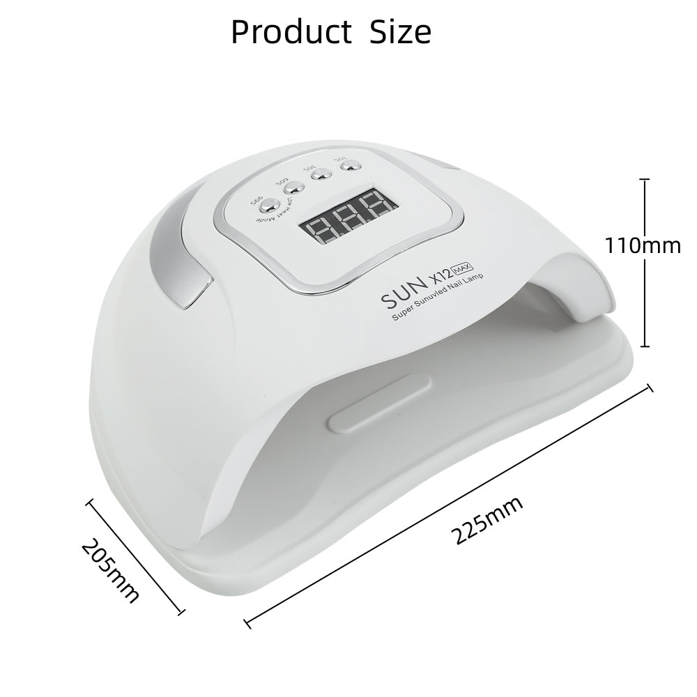 Lampa UV LED Sun X12 max, 280w, manichiura cu gel sau oja