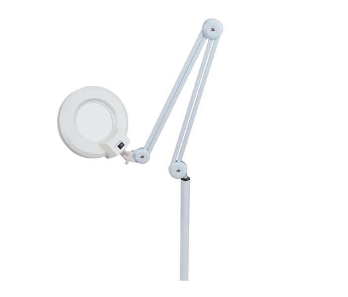 Lampa cu lupa cosmetica profesionala,lumina rece, marire 5x, roti