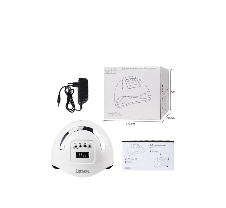 Lampa uv-led manichiura pedichiura Sun X7 MAX, 220 W