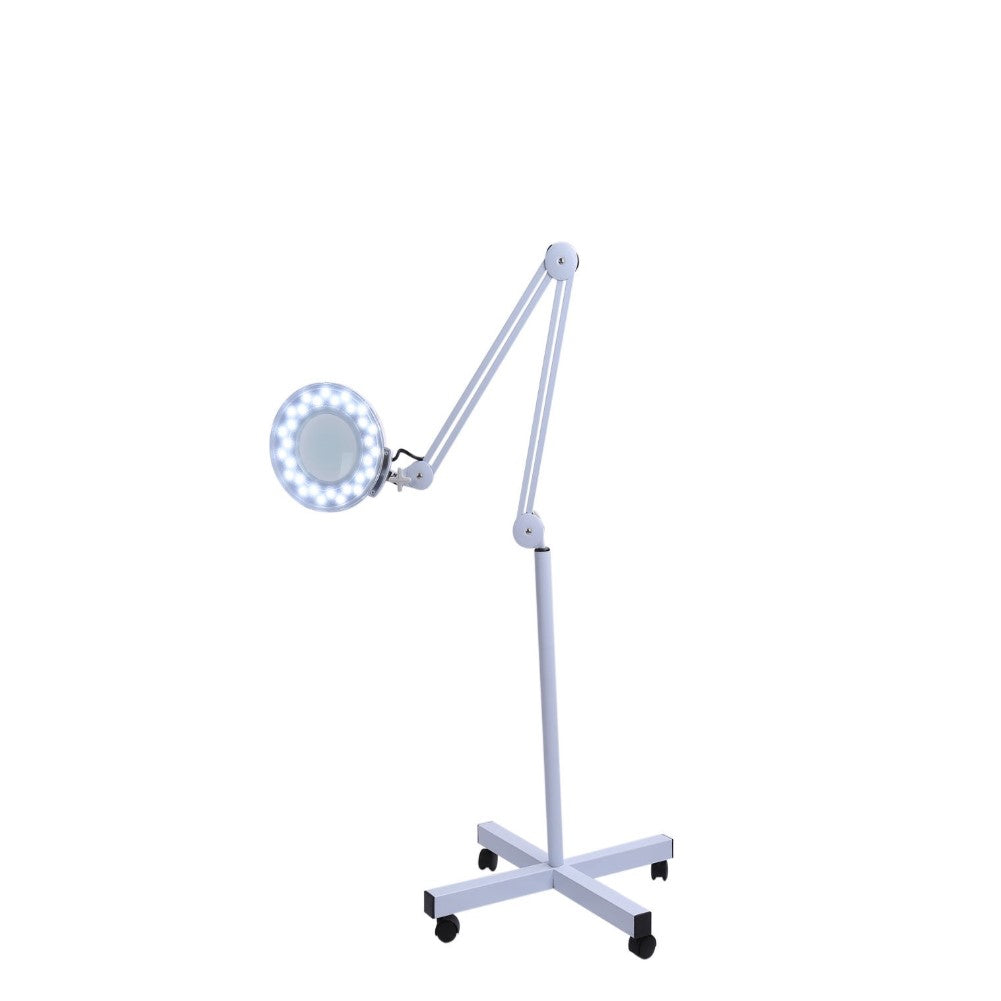 Lampa LED cu lupa cosmetica profesionala,lumina rece, 5x, roti