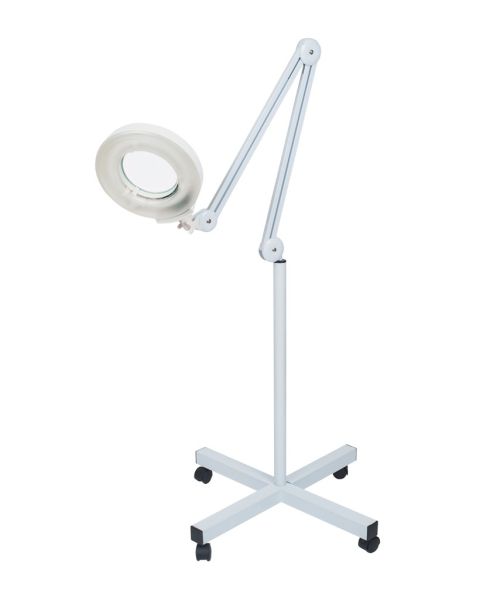Lampa cu lupa cosmetica profesionala,lumina rece, marire 5x, roti