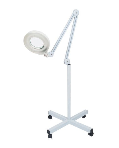 Lampa cu lupa cosmetica profesionala,lumina rece, marire 5x, roti