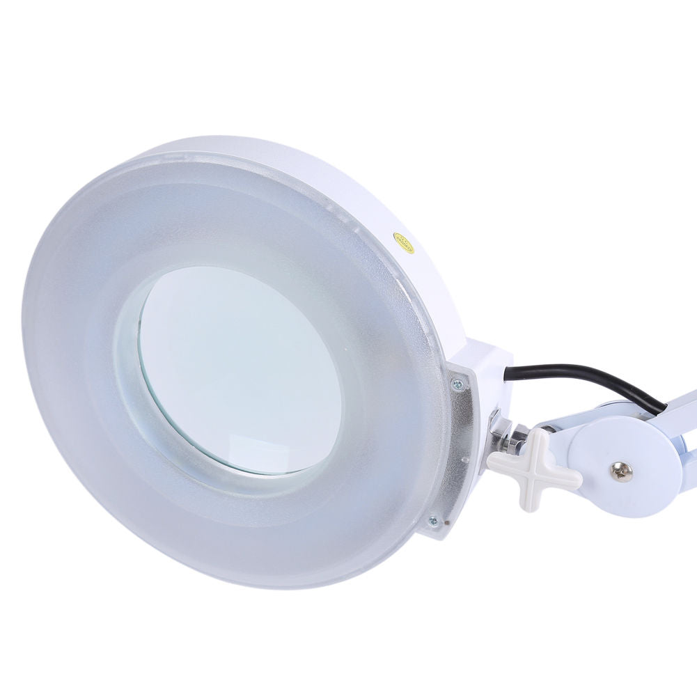 Lampa LED cu lupa cosmetica profesionala,lumina rece, 5x, roti