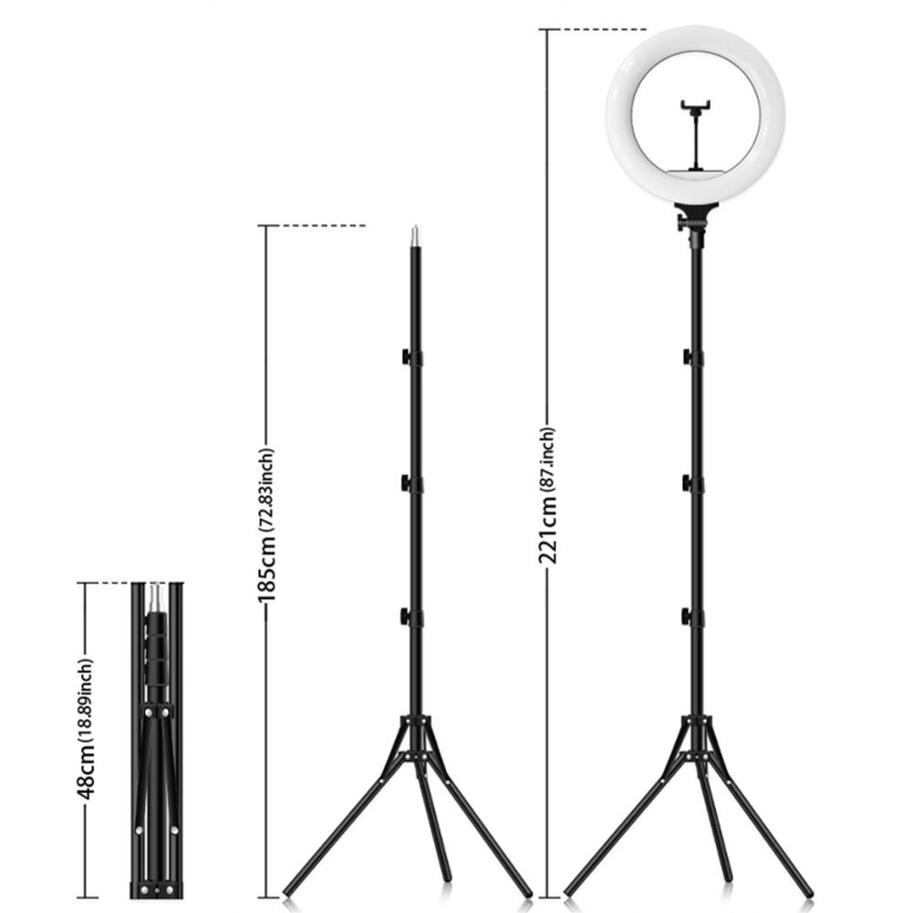 Lampa circulara LED, cu telecomanda, ring light dimabil, premium