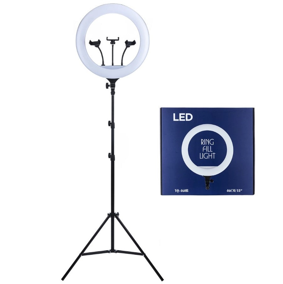 Lampa circulara 46cm Ring light 460 LED, telecomanda